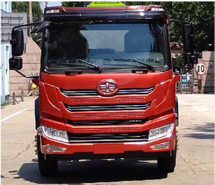 大力牌DLQ5183XRGCA6型易燃固體廂式運(yùn)輸車(chē)